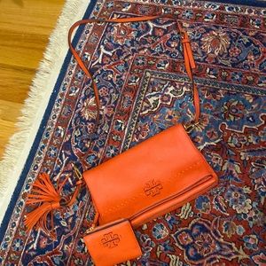 Tory Burch convertible crossbody and wallet set